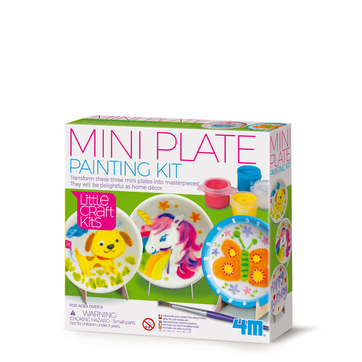 4M - Little Craft - Mini Plates Painting Kit - view 7
