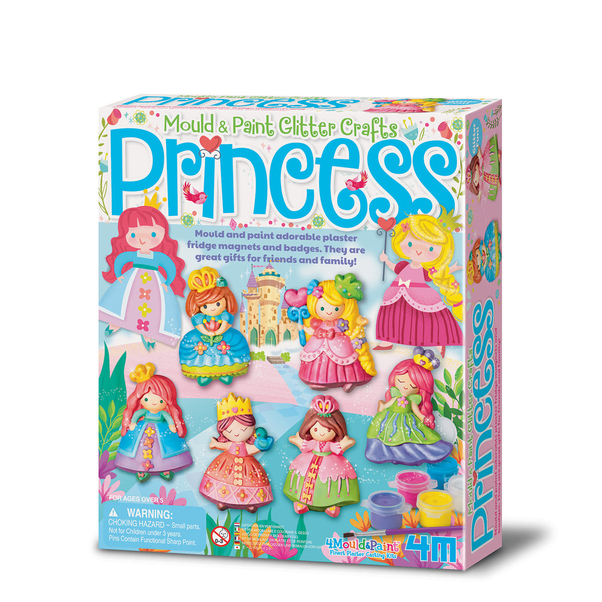 4M - Mould and Paint - Glitter Princess - view 6