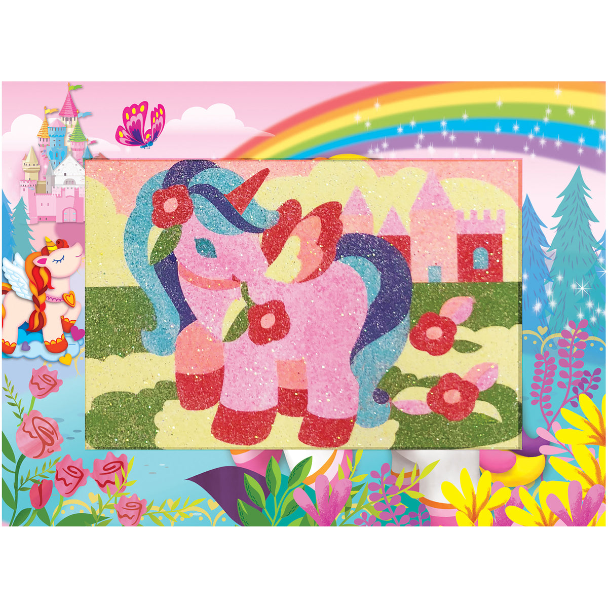 4M - Unicorn Glitter Sand Art - view 3