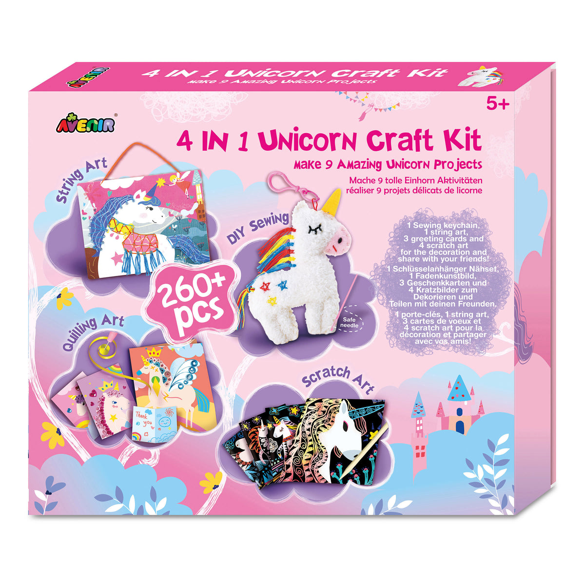 Avenir - 4 in 1 Unicorn Craft Kit - view 3