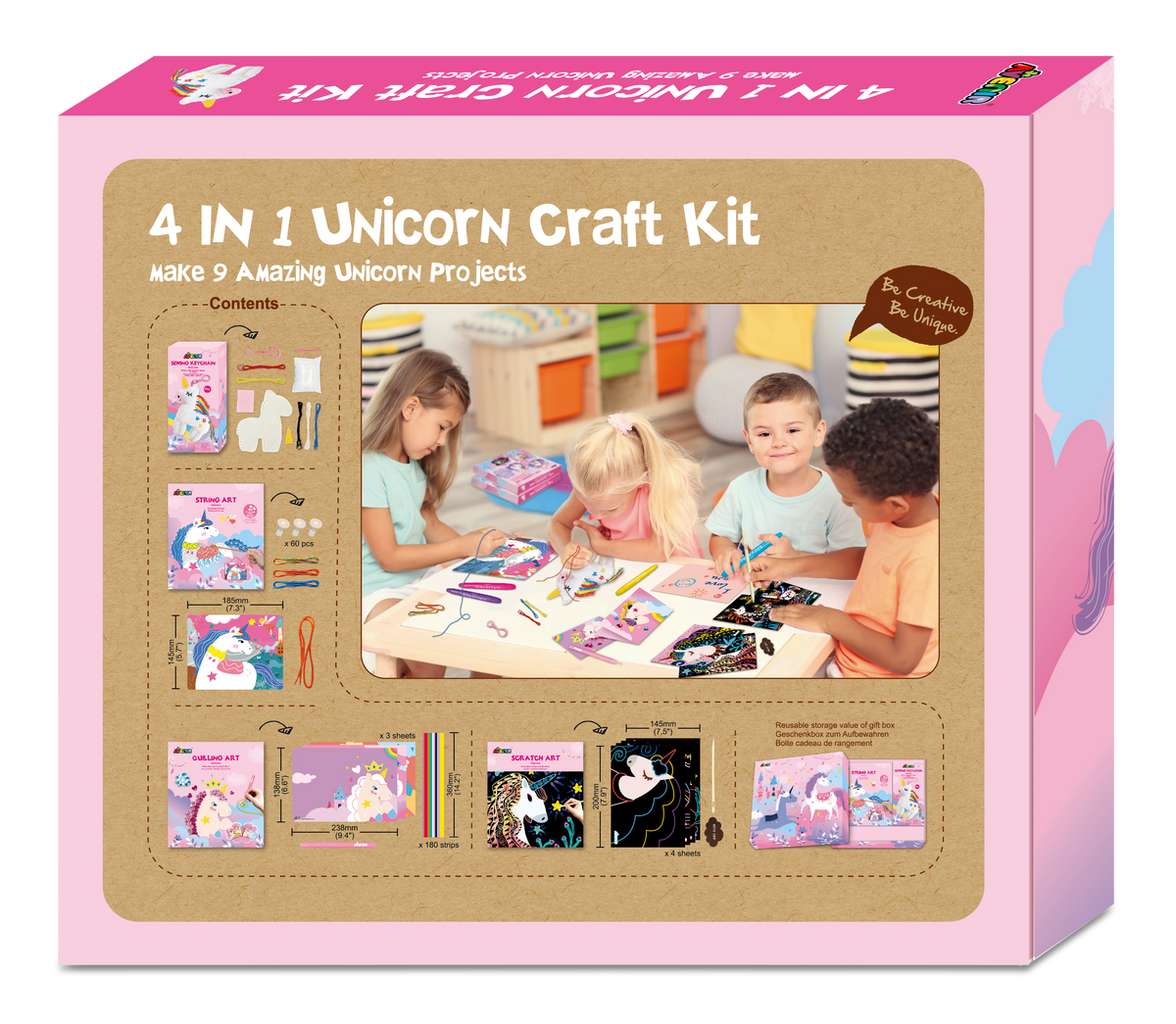 Avenir - 4 in 1 Unicorn Craft Kit - view 6