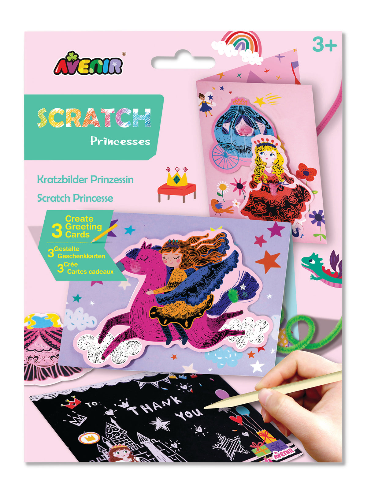 AVENIR - Scratch Greeting Card - Princess - view 6
