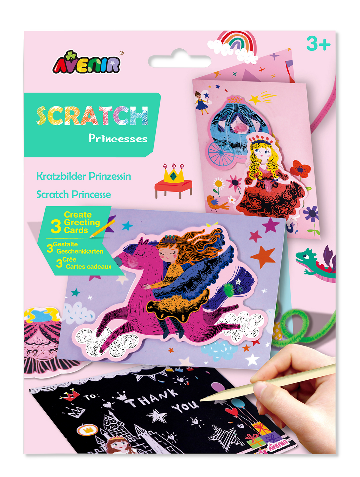 AVENIR - Scratch Greeting Card - Princess - view 7