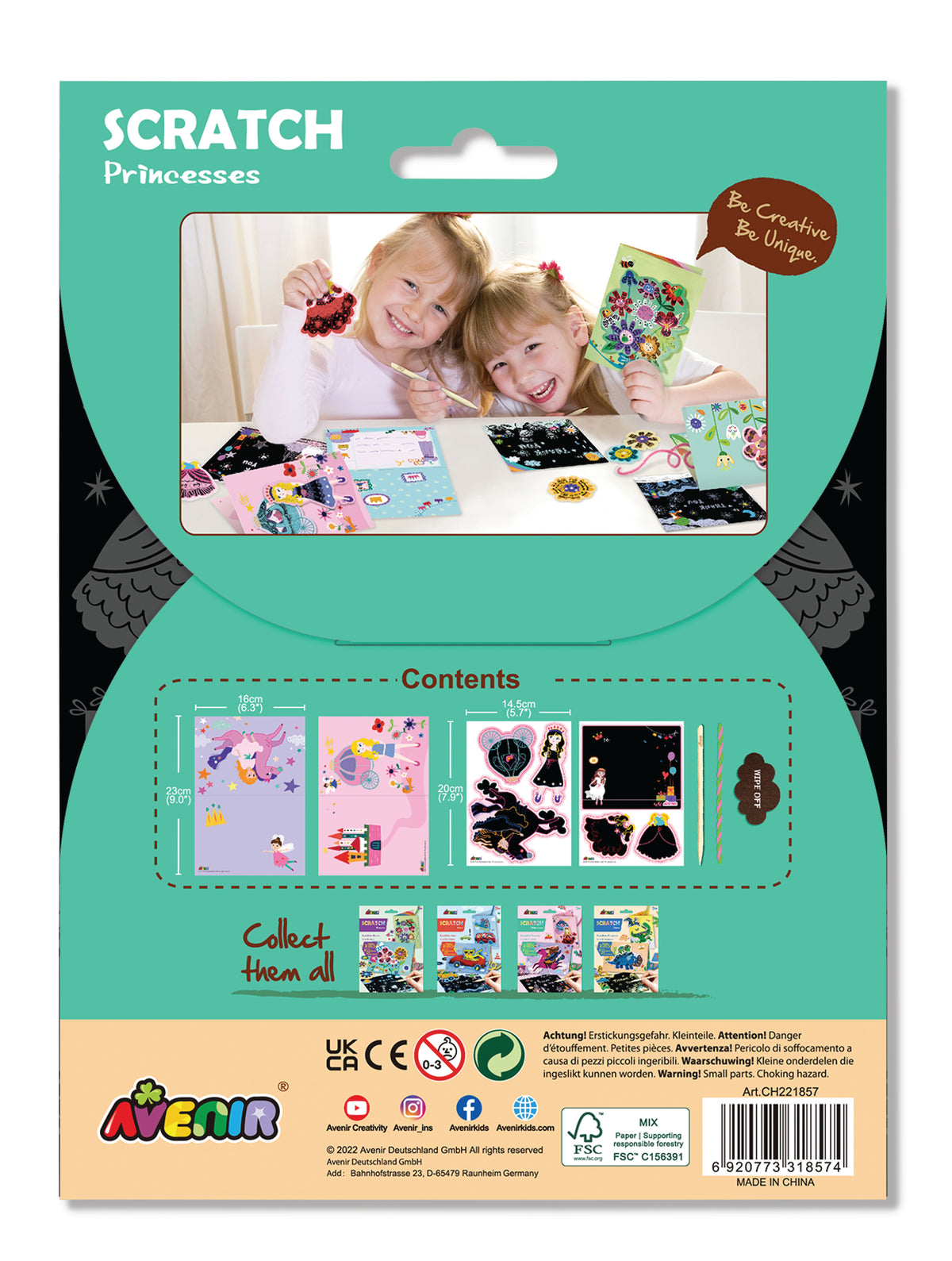 AVENIR - Scratch Greeting Card - Princess - view 8
