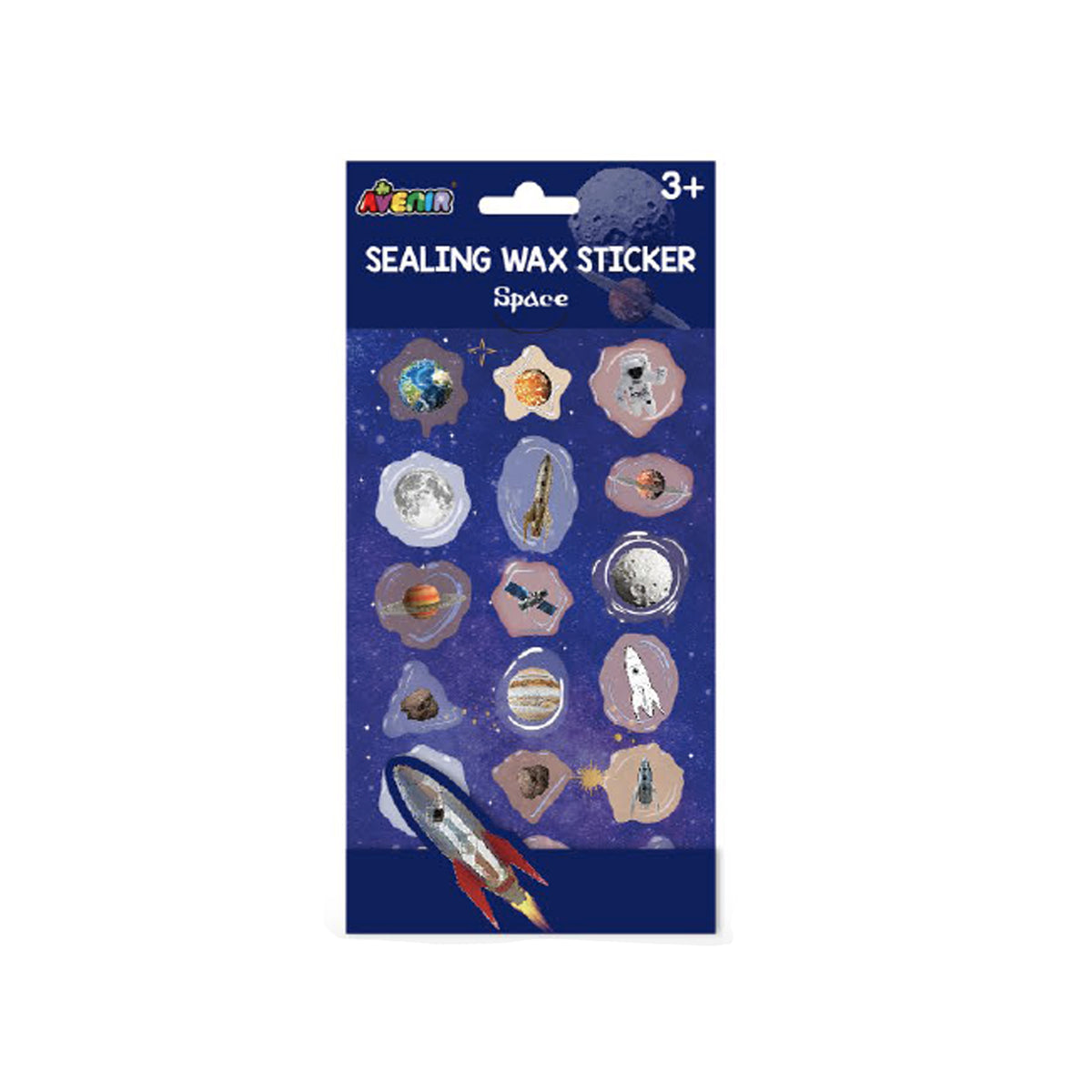 Avenir - Sealing Wax Stickers 10 pack - Space - view 2