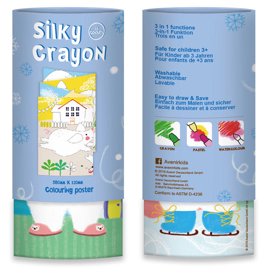Avenir - Silky Crayons - Polar Bear