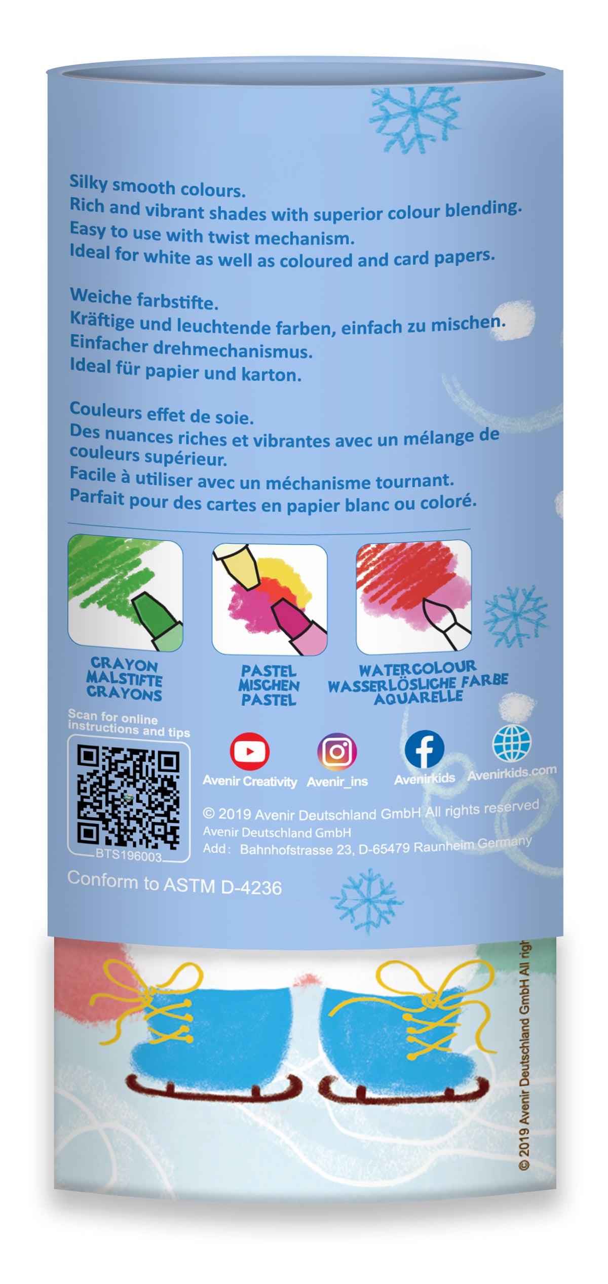 Avenir - Silky Crayons - Polar Bear - view 7