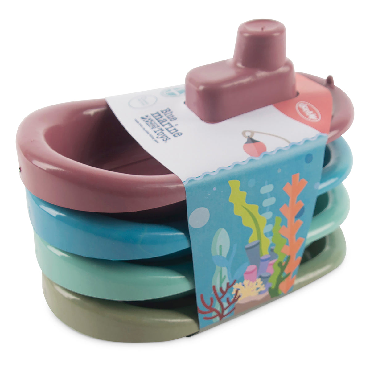 Dantoy - Blue Marine Toys - Boat Set - 4pc - view 2