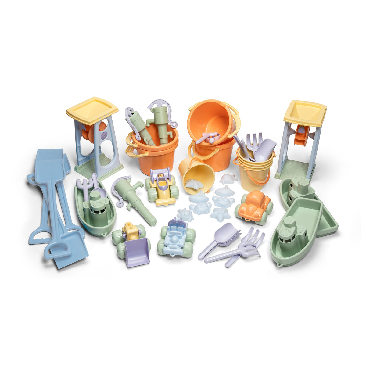 Dantoy - Pastel - Recycled Sand Set (45 pcs)