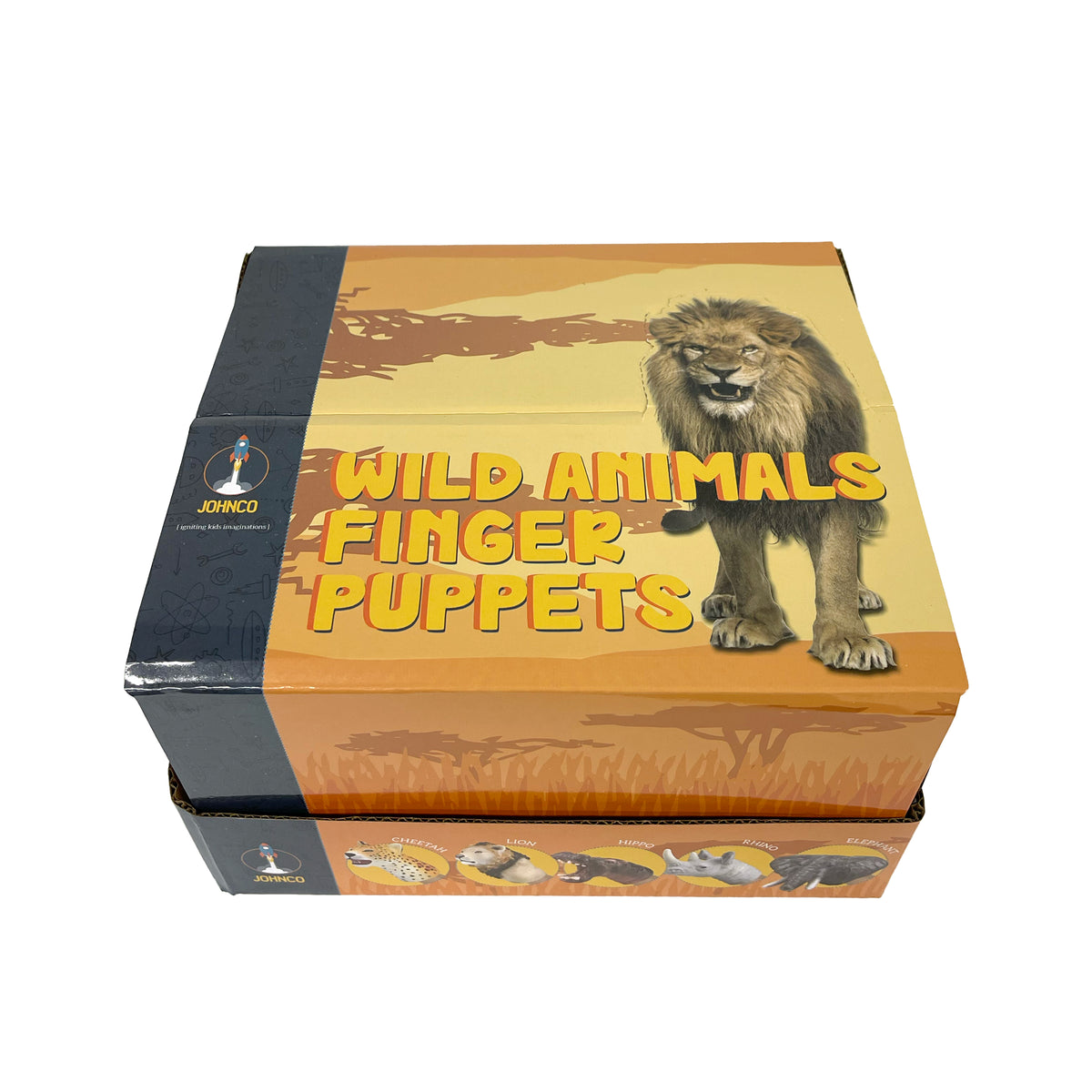 Johnco - Finger Puppet Display - Wild Animals - 50 pieces - view 4