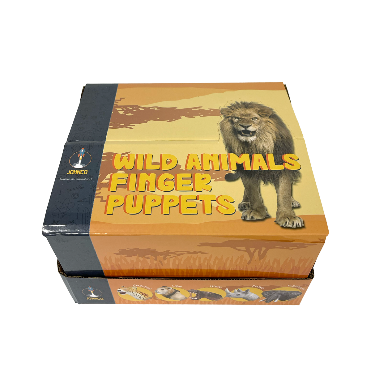 Johnco - Finger Puppet Display - Wild Animals - 50 pieces - view 5