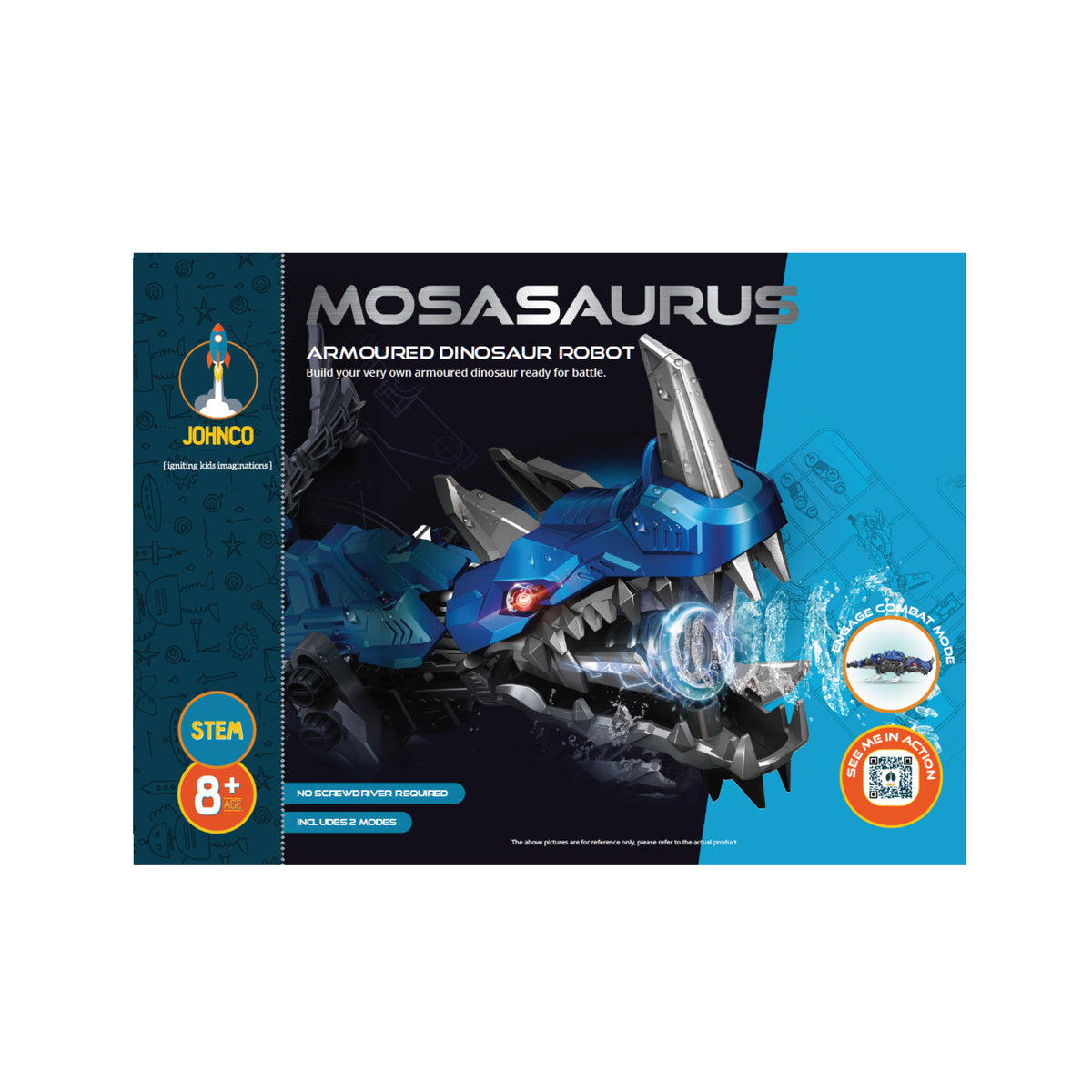 Johnco - Mosasaurus - Armoured Dinosaur Robot - view 4