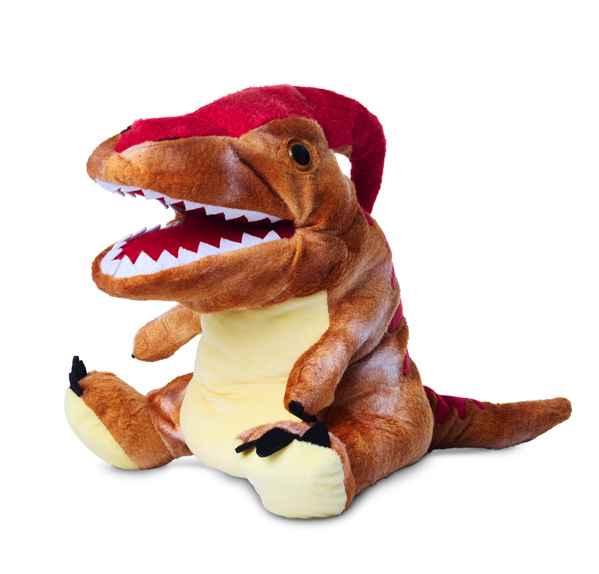 Johnco - Plush Hand Puppet - Parasaurolophus - view 5