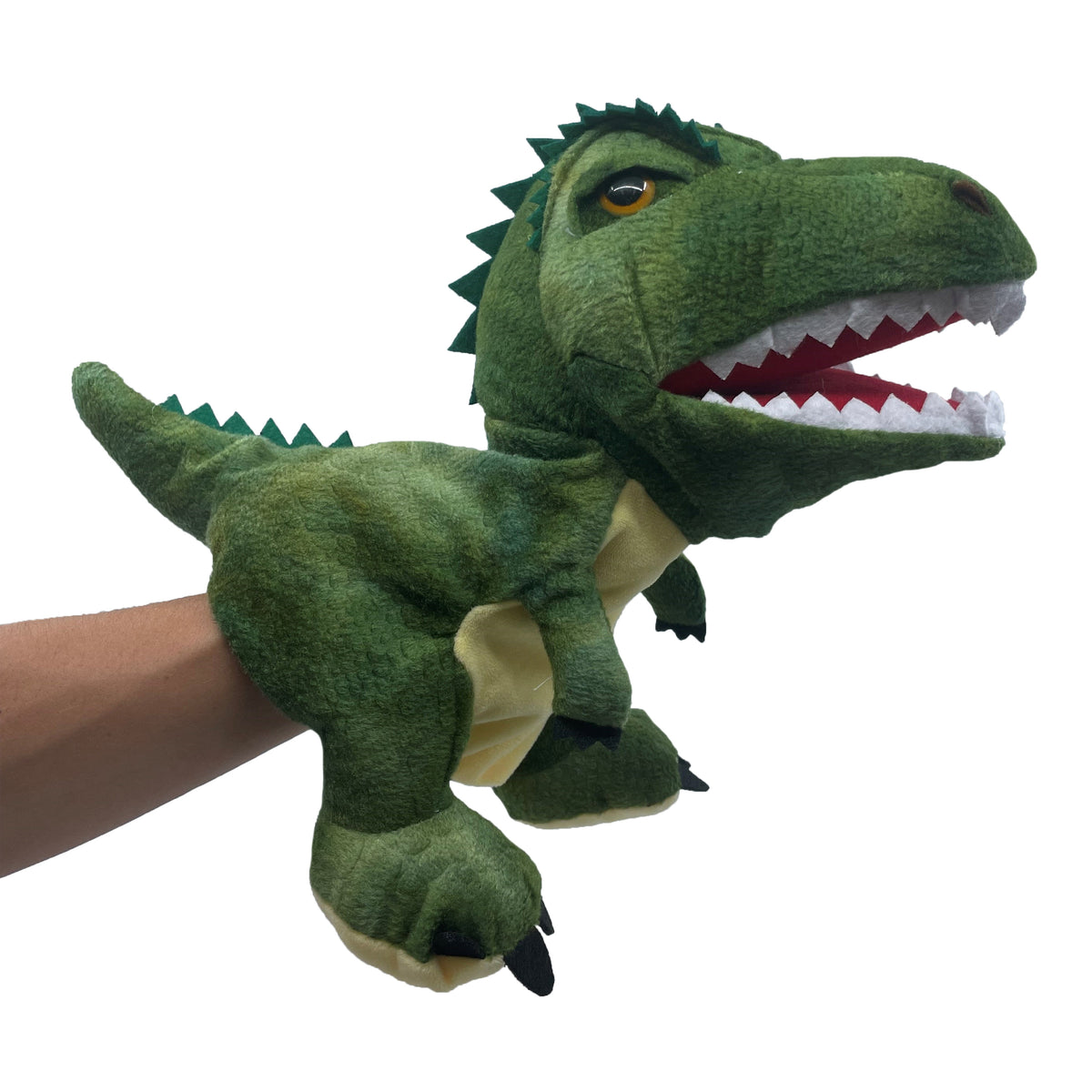 Johnco - Plush Hand Puppet - T-Rex