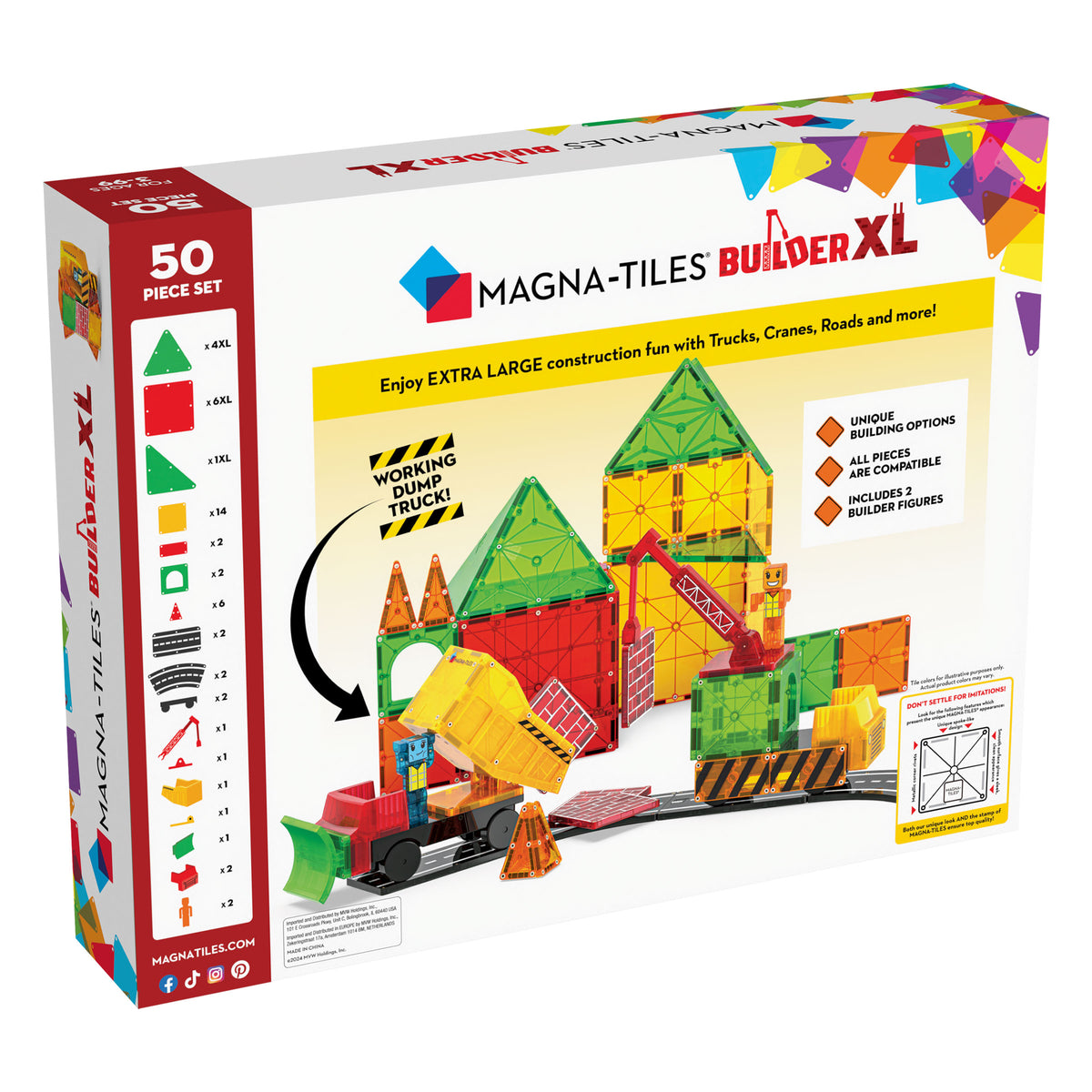 MAGNA-TILES - Builder XL - 50 Piece Set - view 2