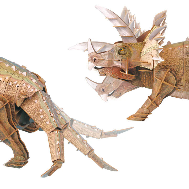 mierEdu - Adjustable 3D Puzzle - Triceratops Deluxe