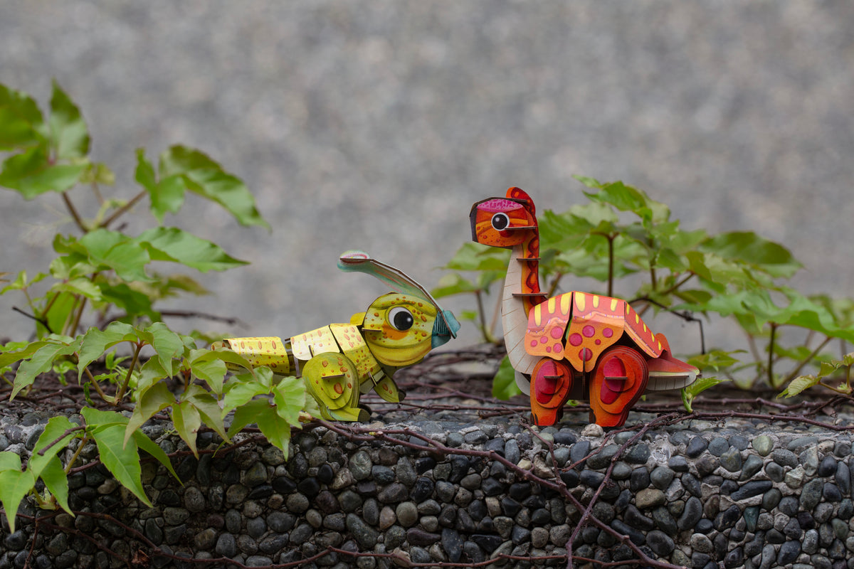 mierEdu - Build n Sound 3D Puzzle - Brachiosaurus - view 6