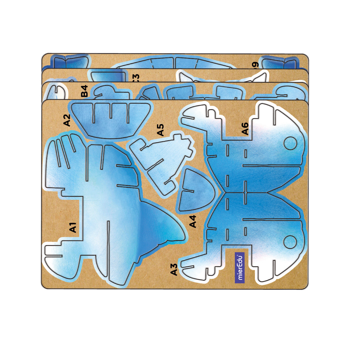 mierEdu - Build n Sound 3D Puzzle - Dolphin - view 3