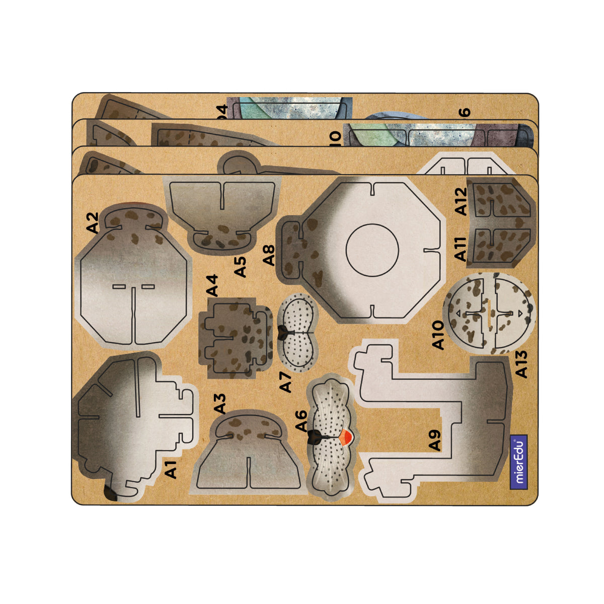 mierEdu - Build n Sound 3D Puzzle - Seal - view 4