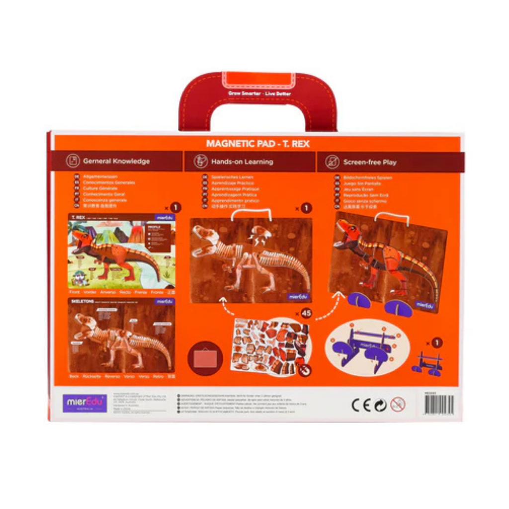 mierEdu - Magnetic Pad - Tyrannosaurus - view 2