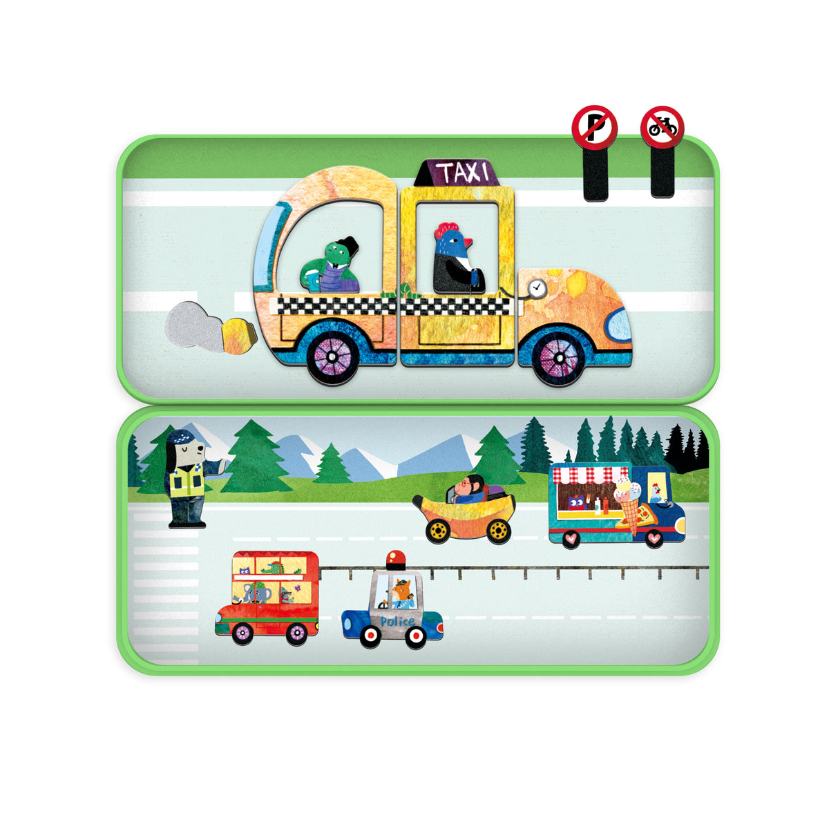 mierEdu - Travel Magnetic Box - Cars - view 4