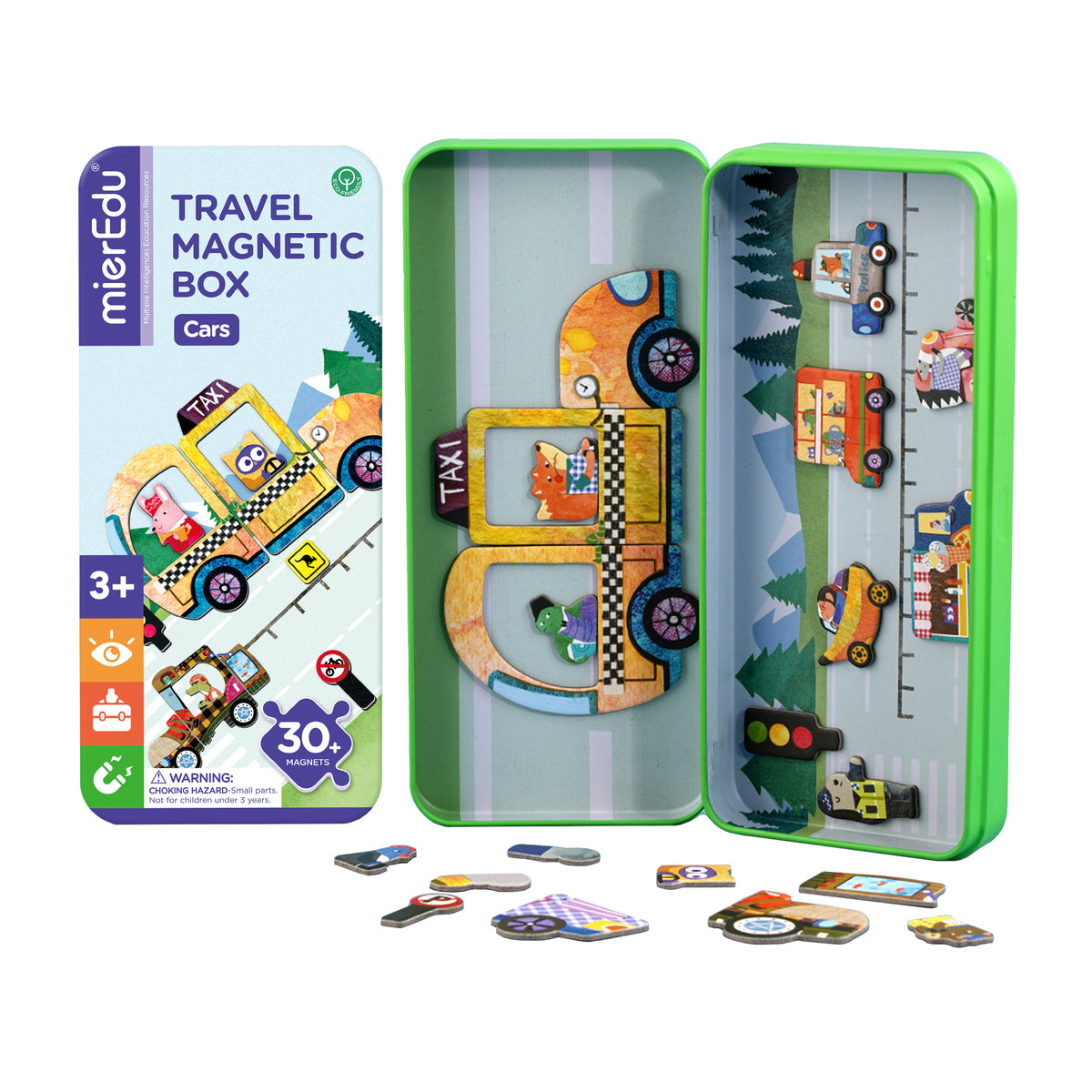 mierEdu - Travel Magnetic Box - Cars - view 5