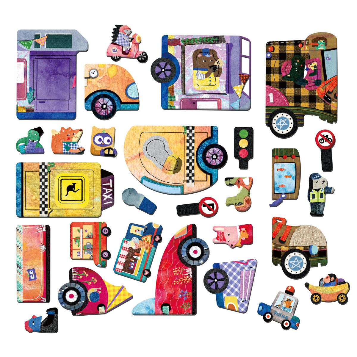 mierEdu - Travel Magnetic Box - Cars - view 6