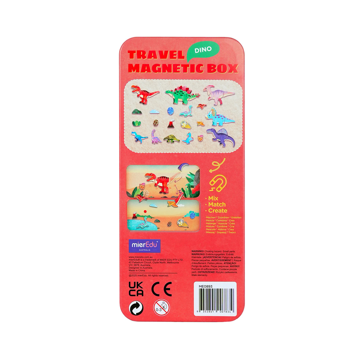 mierEdu - Travel Magnetic Box - Dinosaur Land