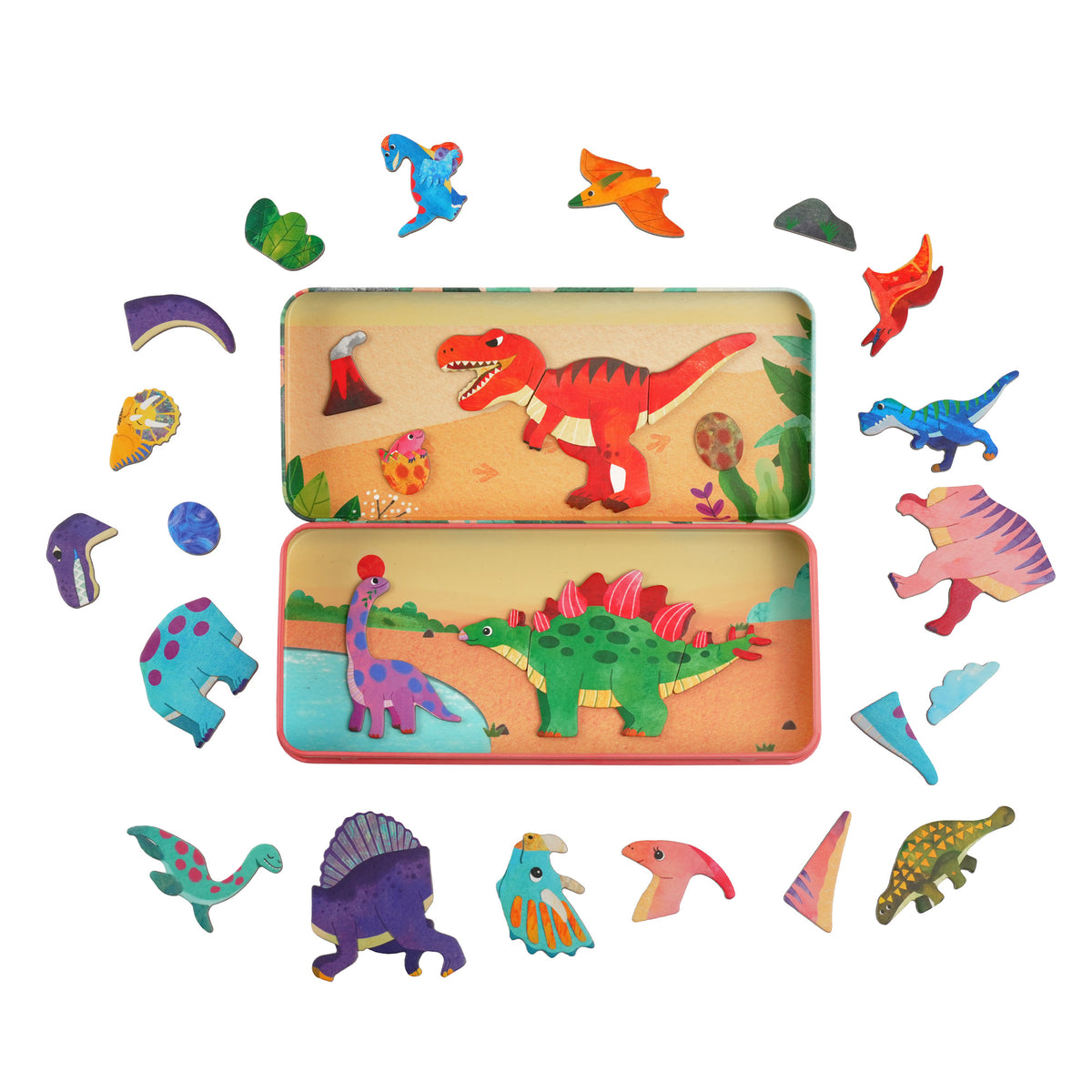 mierEdu - Travel Magnetic Box - Dinosaur Land - view 4