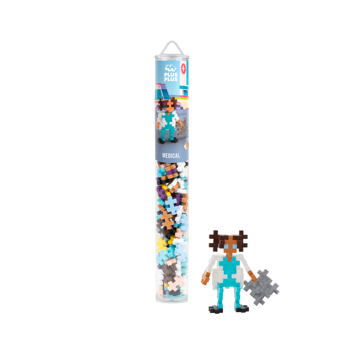 Plus-Plus - Everyday Heroes - Medical 100 pcs tube - view 5