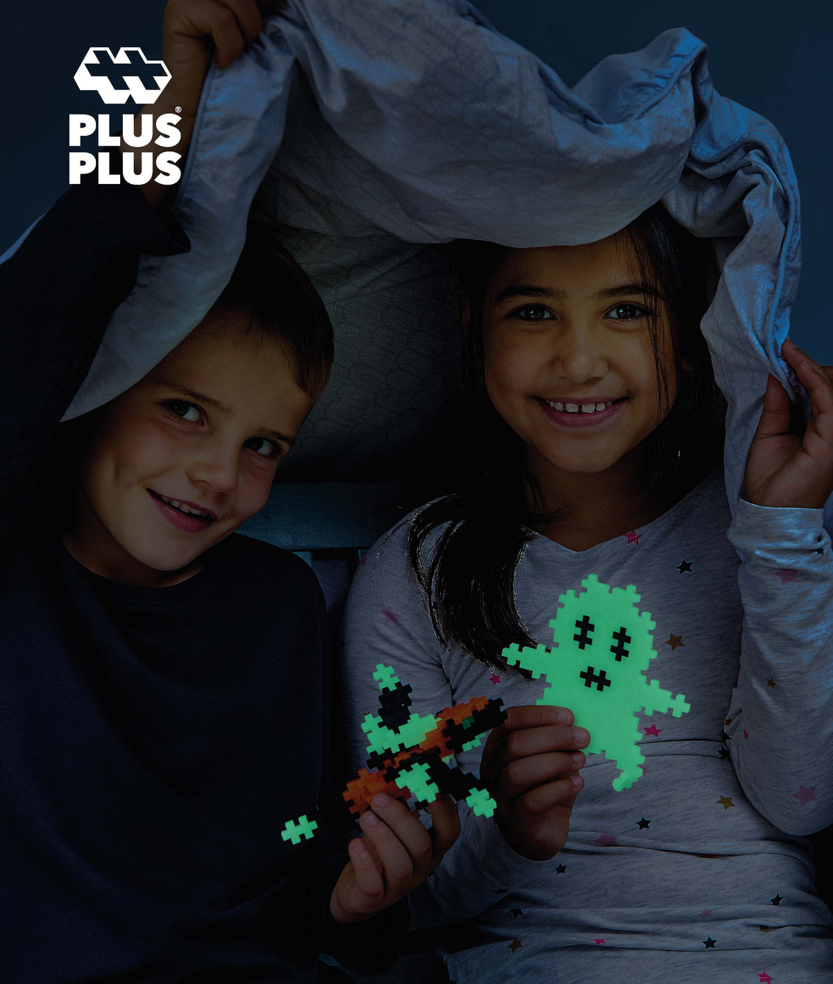 Plus-Plus - Glow in the Dark Mix - 240pcs - view 6