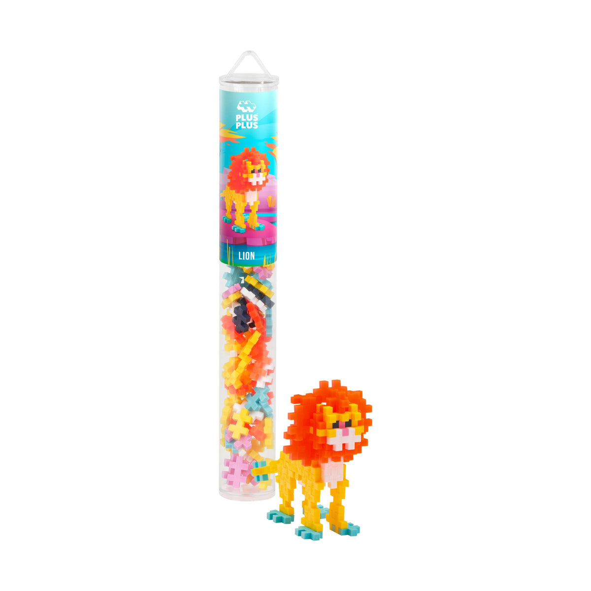 Plus-Plus - Lion - 100 pcs Tube - view 6