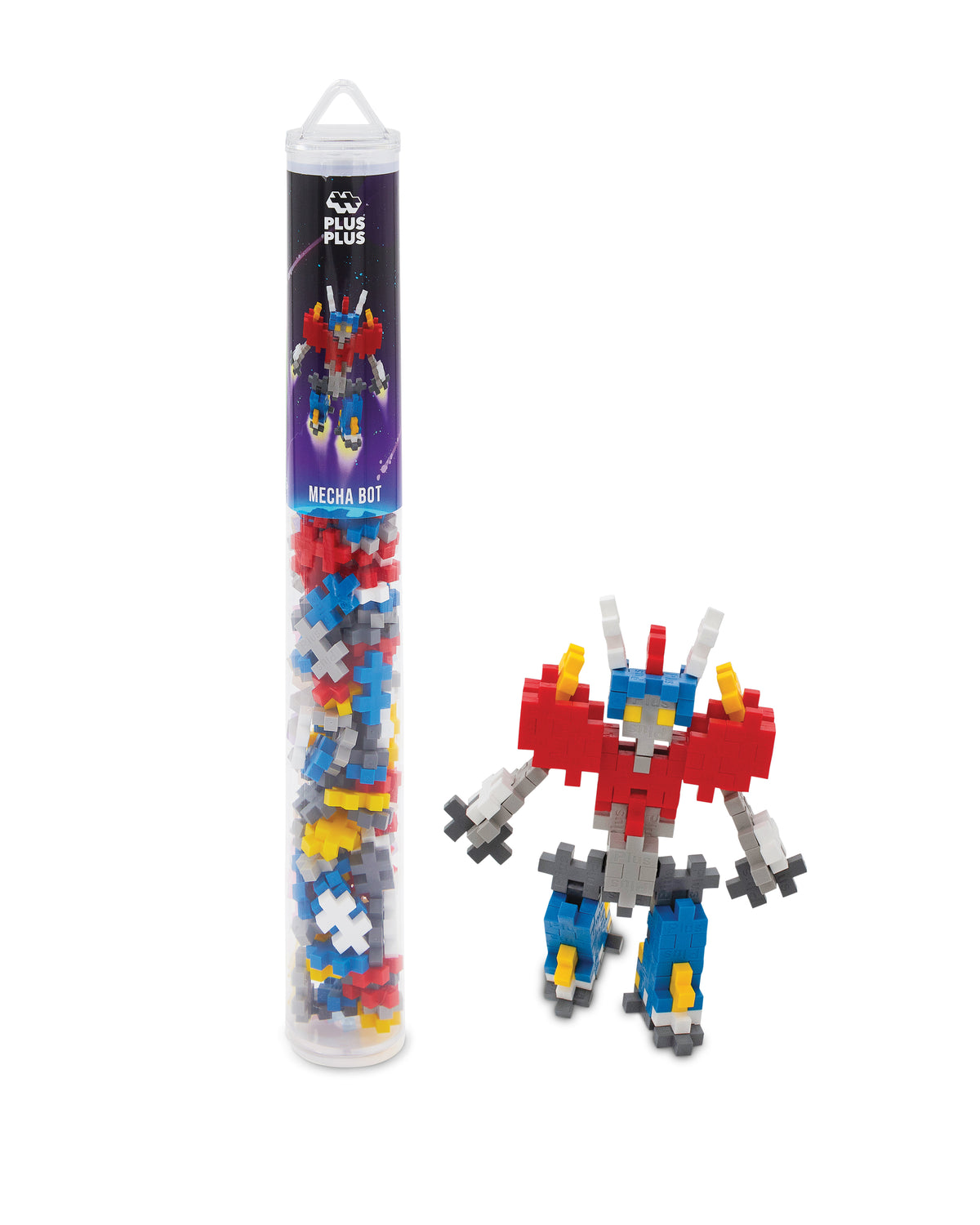 Plus-Plus - Mecha Bot - 100 pcs Tube - view 7