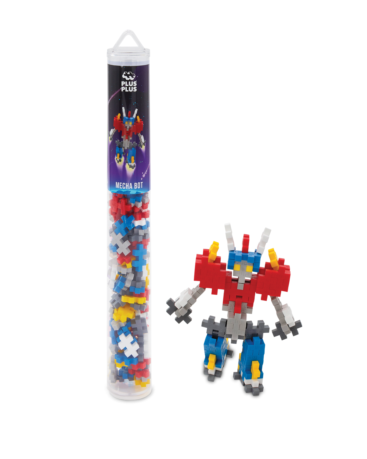 Plus-Plus - Mecha Bot - 100 pcs Tube - view 8