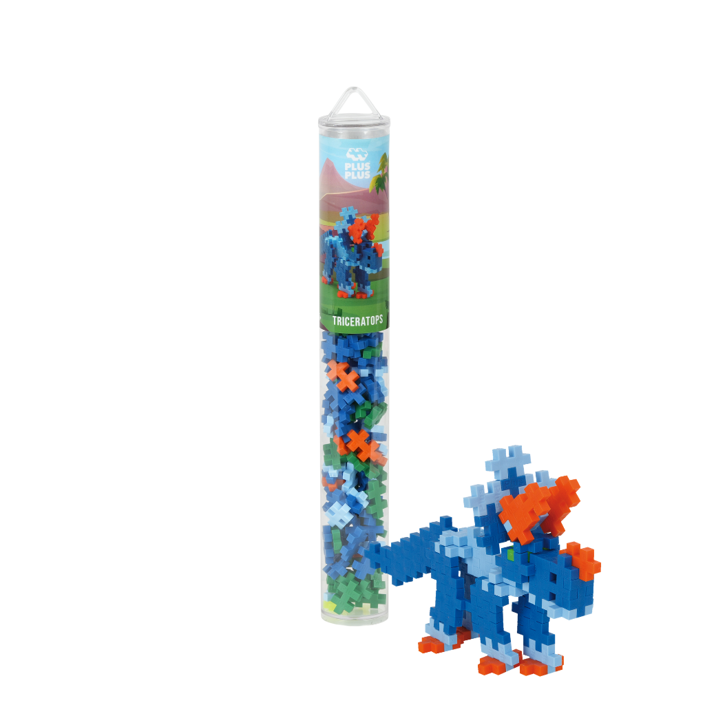 Plus-Plus - Triceratops - 100 pcs Tube - view 4