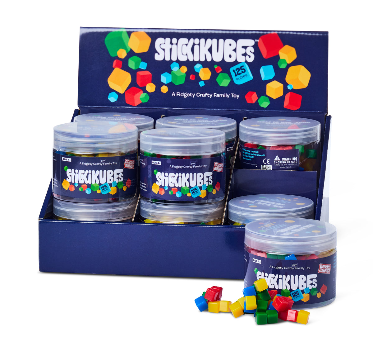 Stickikubes - Original Tub - 125pc - view 5